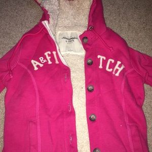 Abercrombie and fitch SHERPA zip up